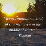 Thoreau winter quote